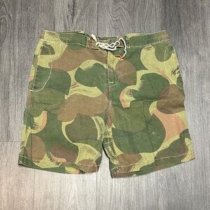 Polo Ralph Lauren Men's Camouflage Swim Shorts Vintage Old Tag